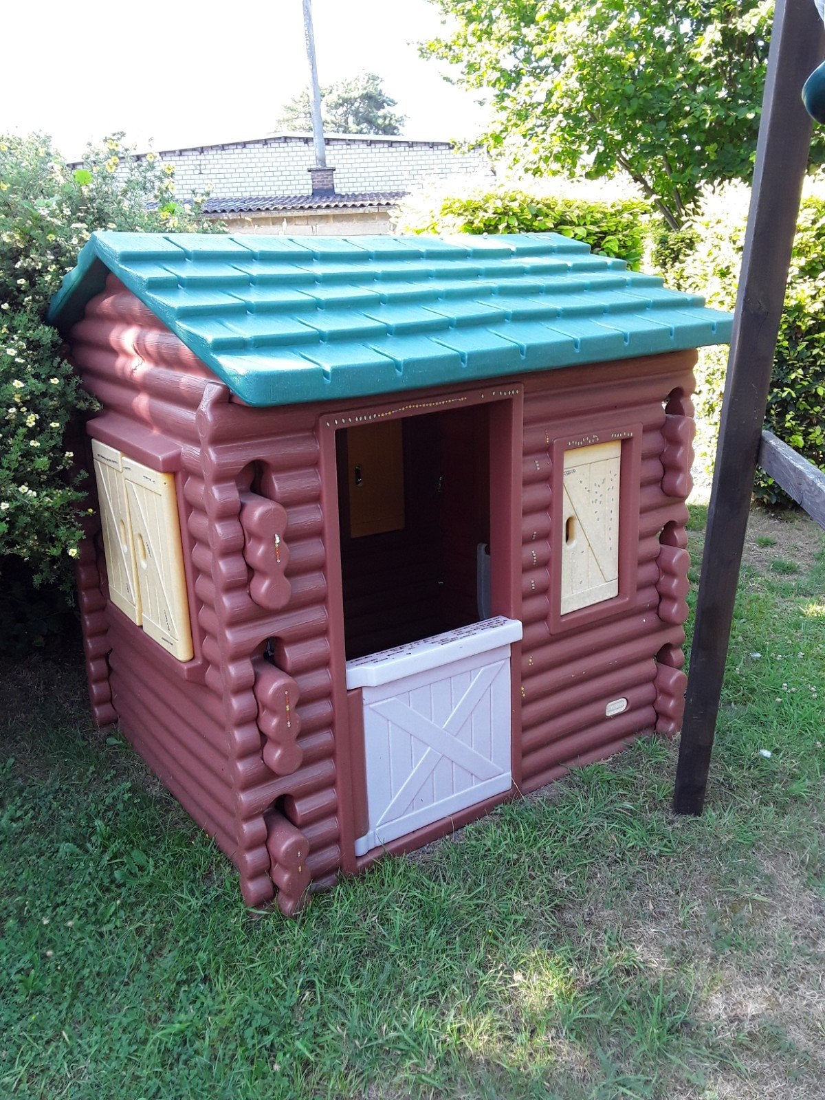 Speelhuis Little Tikes, Ophalen