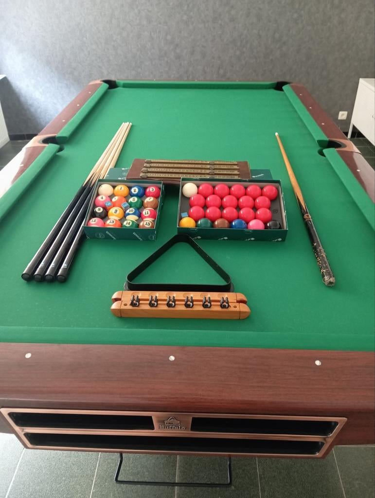 Pooltafel f9 Buffalo professional, Sport en Fitness, Ophalen, Pooltafel
