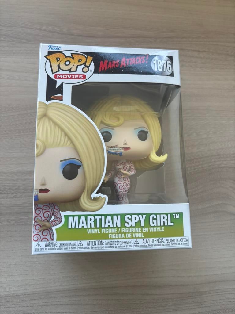 Funko Pop! Martian Spy #1876 Mars Attacks Girl Vinyl Figure, Ophalen of Verzenden, Zo goed als nieuw