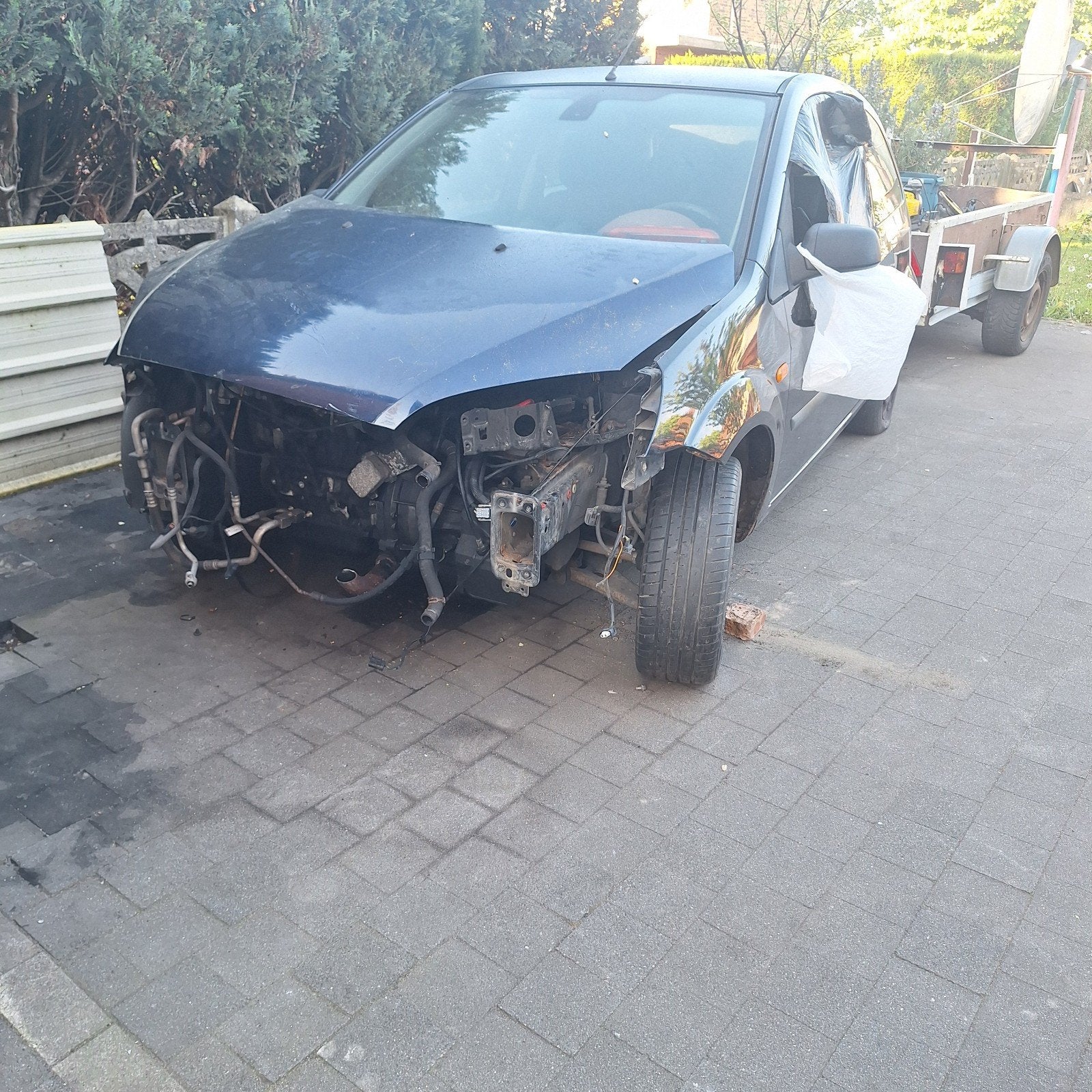 ford fiesta onderdelen 1.4tdci 2008, Auto diversen, Ongevalwagen, Ophalen, Ford
