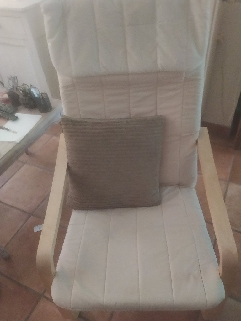 Siège ikea, Comme neuf, Enlèvement, Blanc, Chaise de bureau
