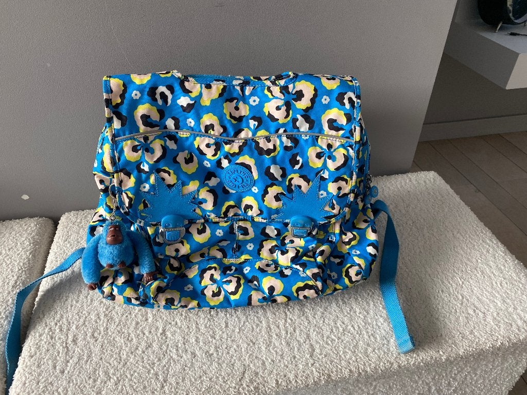 Kipling Iniko boekentas, 30 à 40 cm, Enlèvement, Utilisé, Bleu