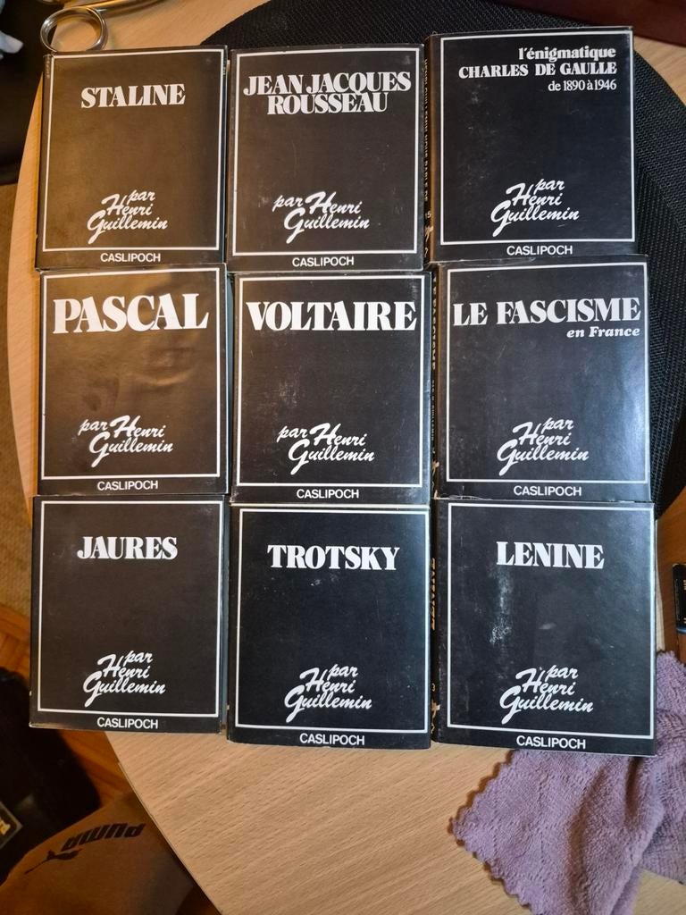 Lot 9 Cassettes Audio - Henri Guillemin - Collection Caslipo, Enlèvement ou Envoi