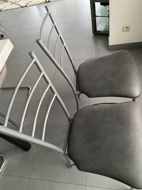 stoelen, Huis en Inrichting, Stoelen, Ophalen of Verzenden, Zo goed als nieuw, Vier, Metaal