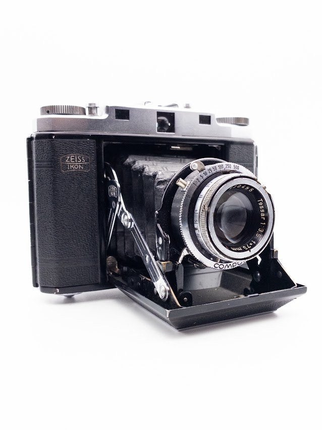 Zeiss Ikonta M avec Tessar Opton F/3.5 (524/16), Enlèvement ou Envoi, Utilisé, Reflex miroir, Autres Marques
