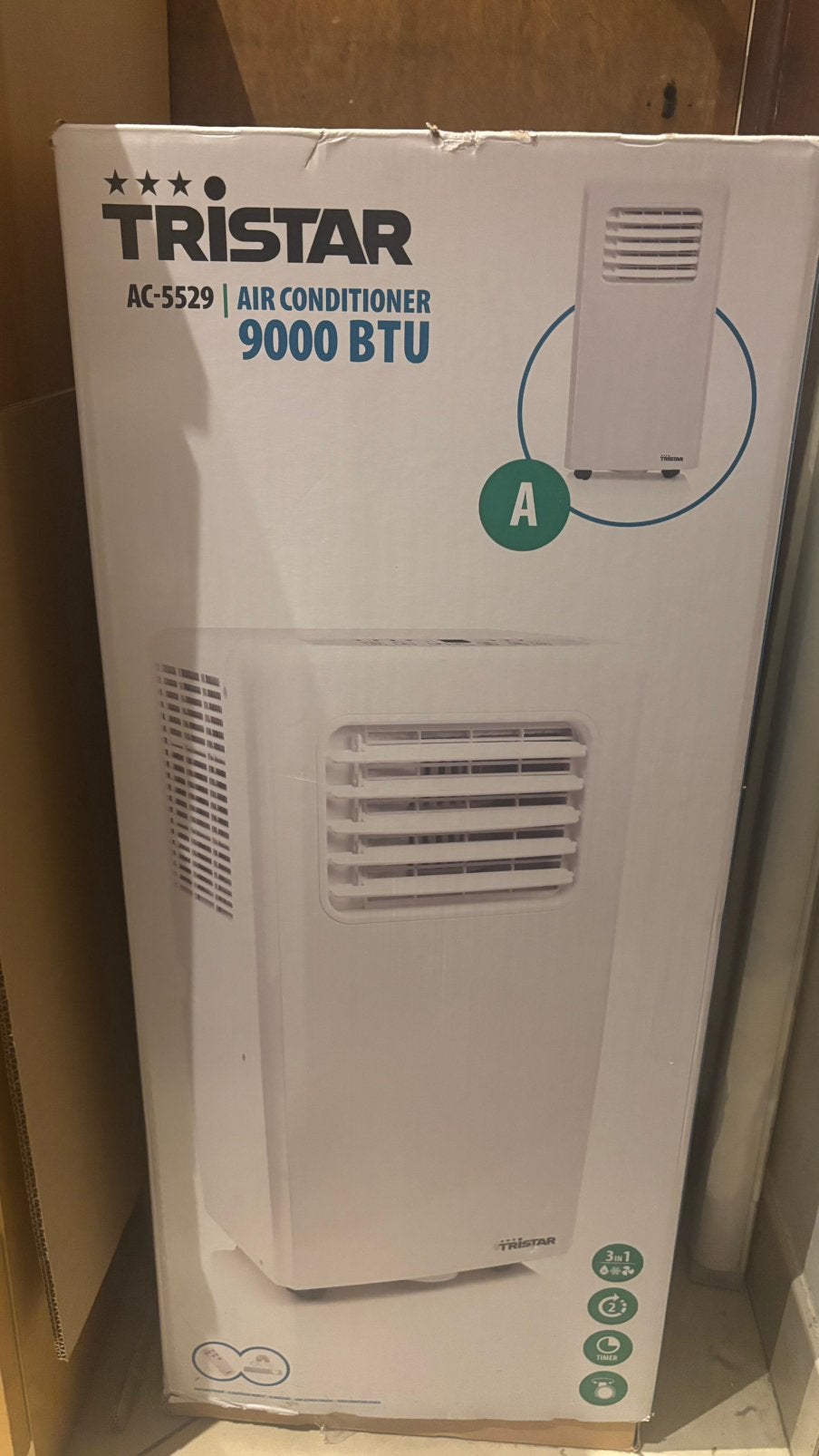 Climatiseur mobile TRISTAR AC-5529–9000 Neuf, jamais utilisé, Comme neuf, Enlèvement, Télécommande, Climatiseur mobile