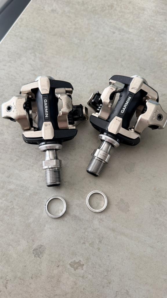 Dynamique de vélo double Garmin Rally XC200 Power Pedals, Enlèvement ou Envoi, Comme neuf, Racefiets