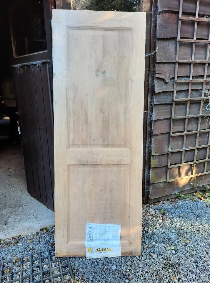 Une porte Rozière chêne massif modèle Quercy, Bricolage & Construction, 75 à 150 cm, Chambranle de porte, Comme neuf, Enlèvement