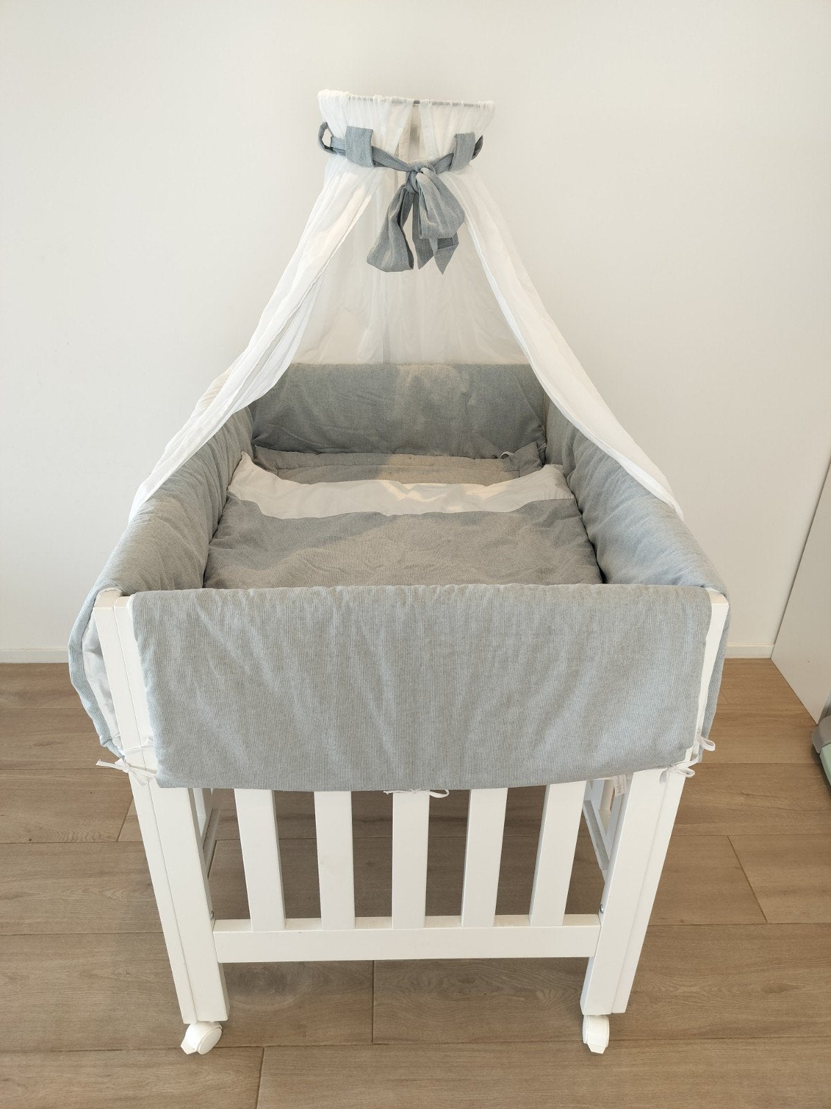 baby park bopita op wielen met omranding (caramella) + hemel, Kinderen en Baby's, Ophalen of Verzenden, Zo goed als nieuw, Rechthoekig
