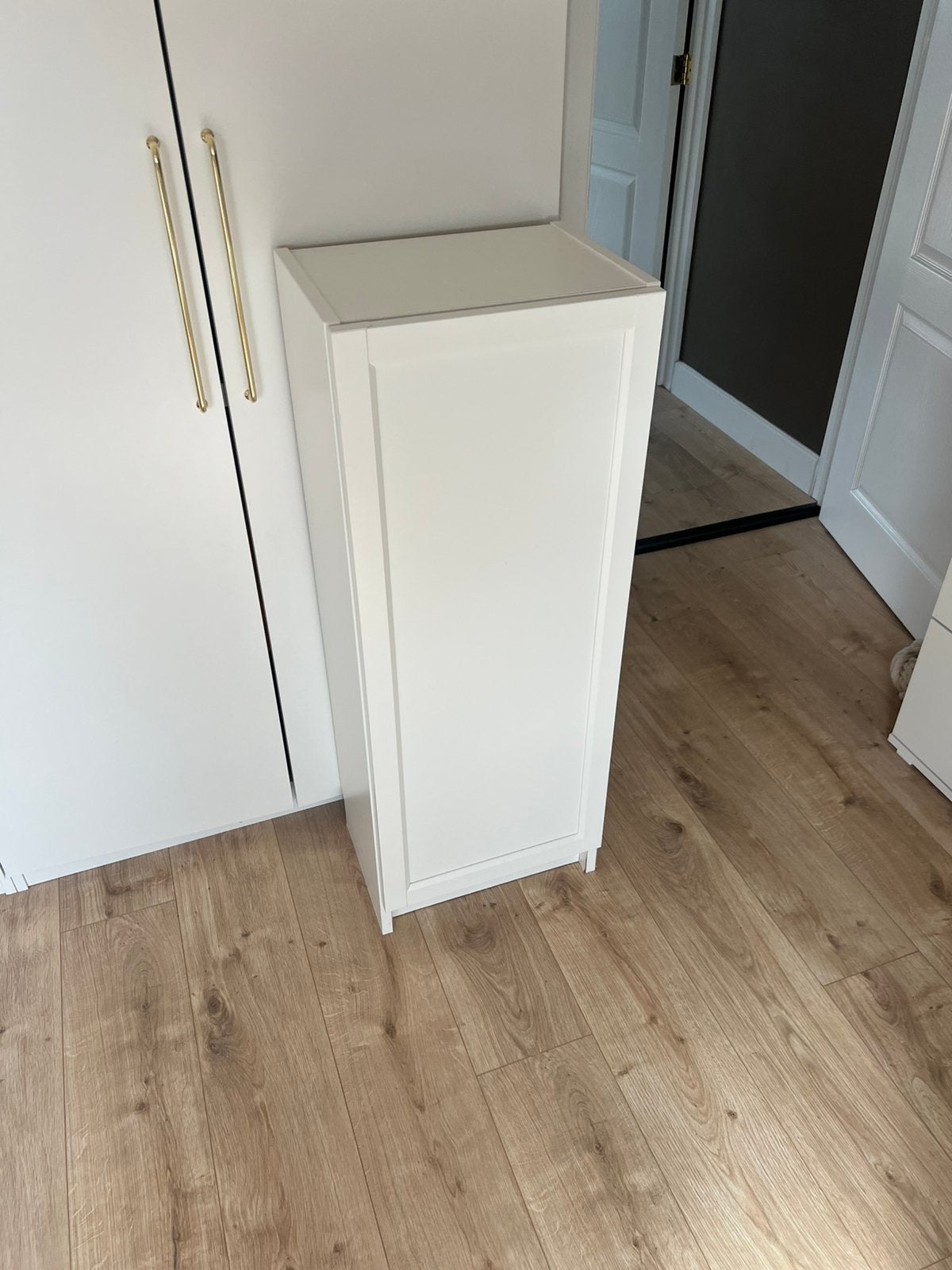 Ikea Billy + Oxberg Deur, Maison & Meubles, Armoires | Bibliothèques, Avec porte(s), 25 à 50 cm, Enlèvement, Utilisé