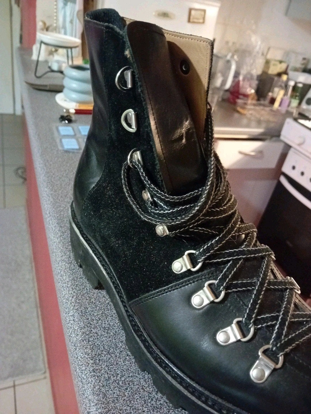 grenson Nanette leather boots 43, Kleding | Heren, Zwart, Boots, Nieuw, Ophalen of Verzenden