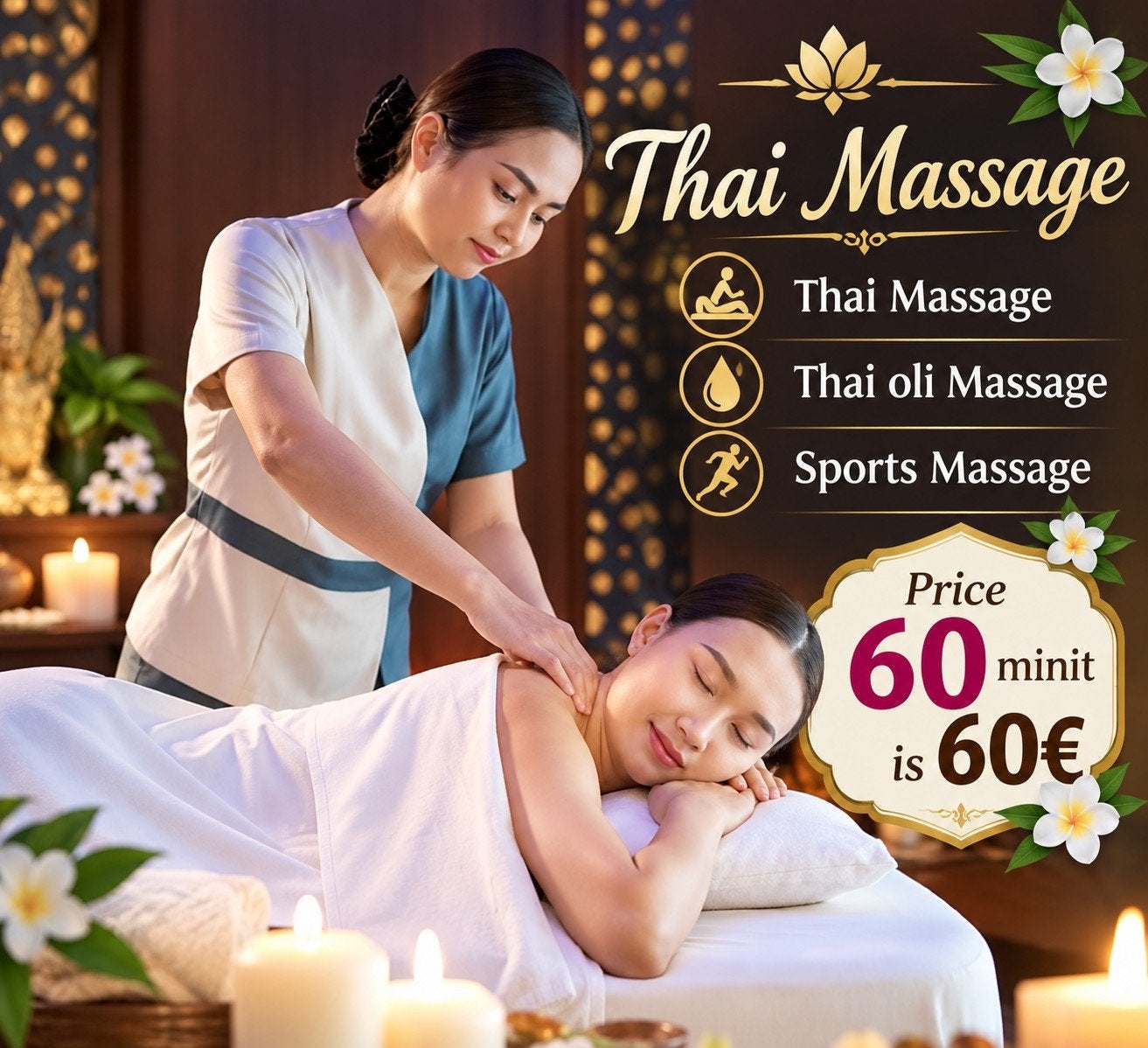 Pu Ruesi Jindamanee Thaise massage, Massage relaxant