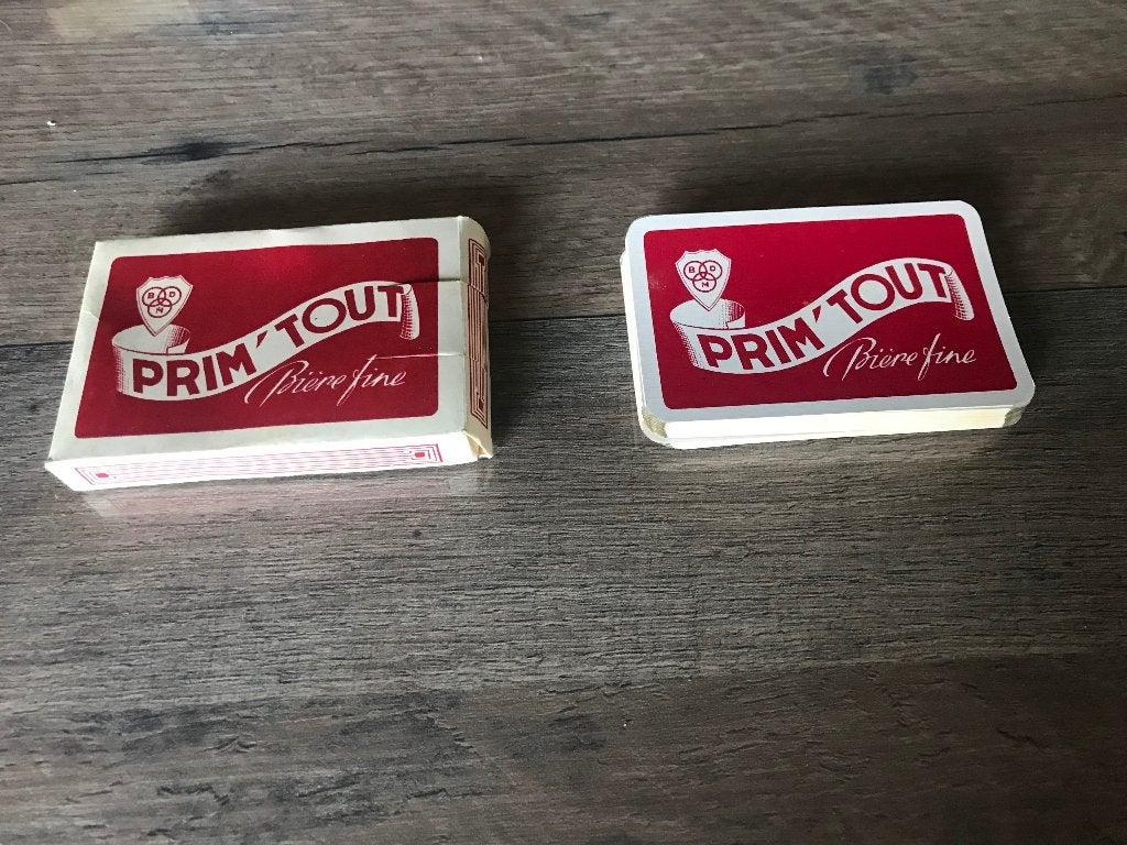 Boek speelkaarten brouwerij de maison 1968, Ophalen of Verzenden, Nieuw, Speelkaart(en)