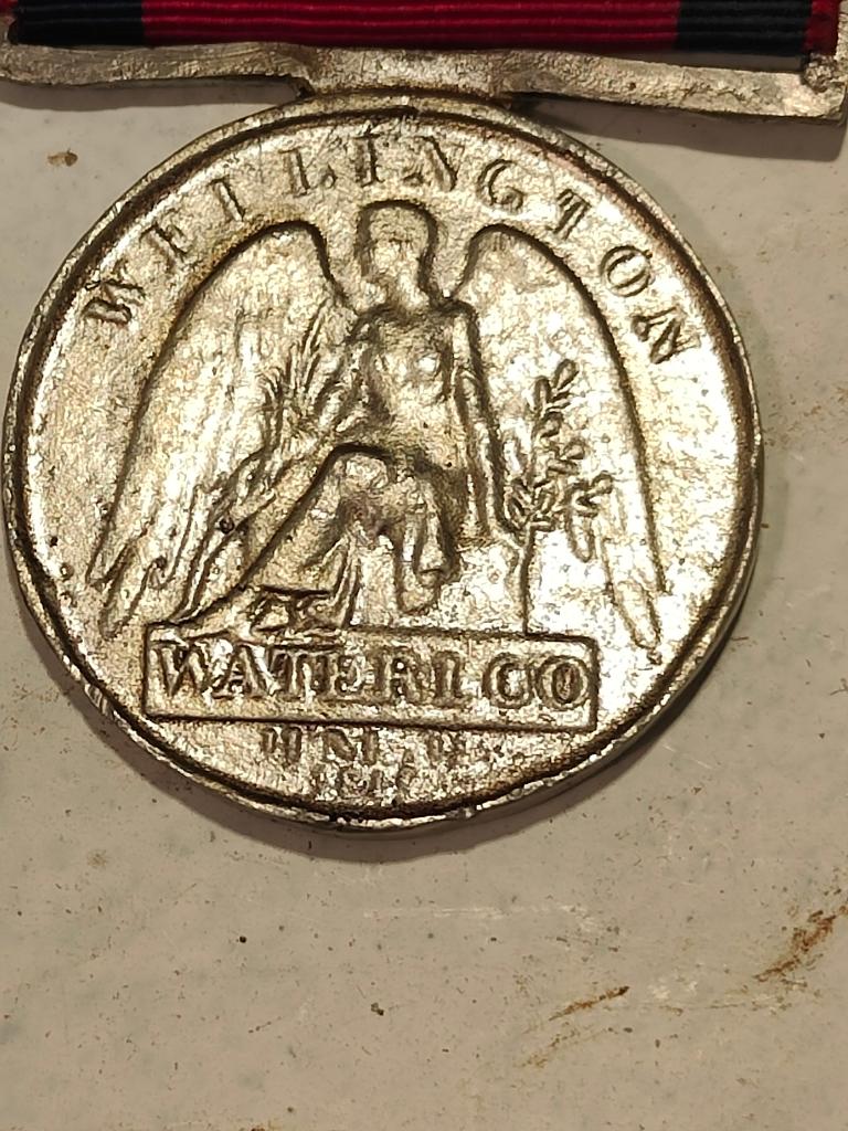 Médaille de waterloo, créée en 1815, roi george iii, Verzamelen, Ophalen of Verzenden