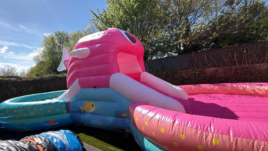 Springkasteel ( multifunctioneel ), Ophalen, Zo goed als nieuw