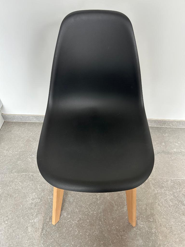 Stoelen, Ophalen, Zo goed als nieuw, Zwart, Vier