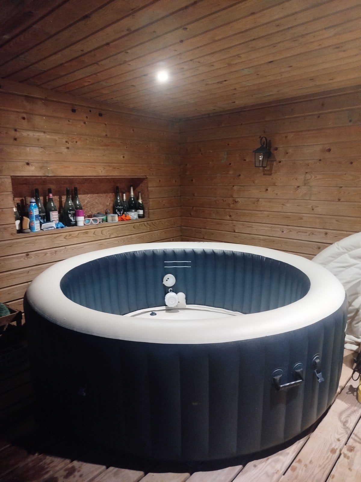 Cuve jacuzzi Intex 6 personnes (moteur HS), Ophalen, Filter, Opblaasbaar