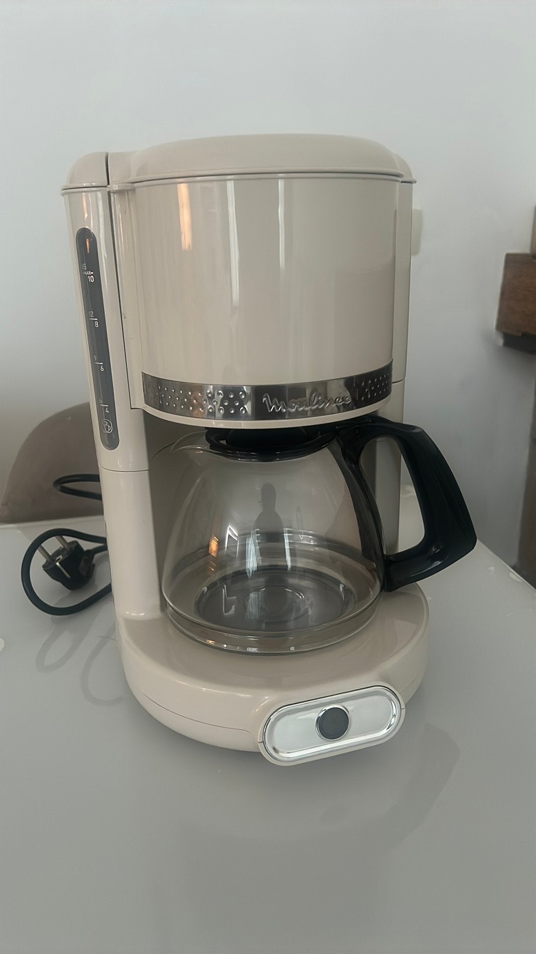 Moulinex koffiezetapparaat, Ophalen, 10 kopjes of meer, Gemalen koffie, Koffiemachine
