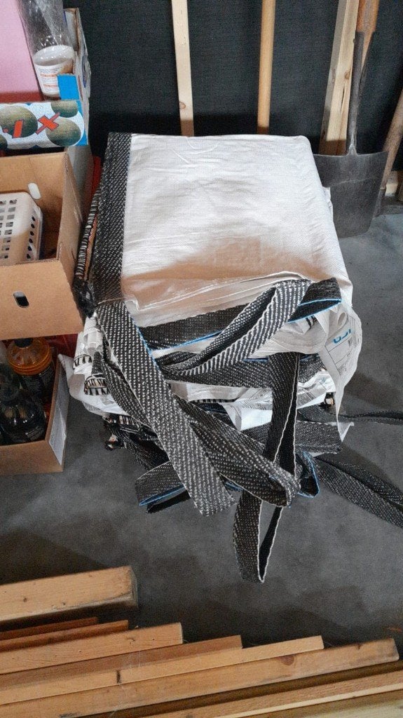 Bags, Zakken, wit, zeer sterk, NIEUW, ongeveer 1m³, Enlèvement, Neuf