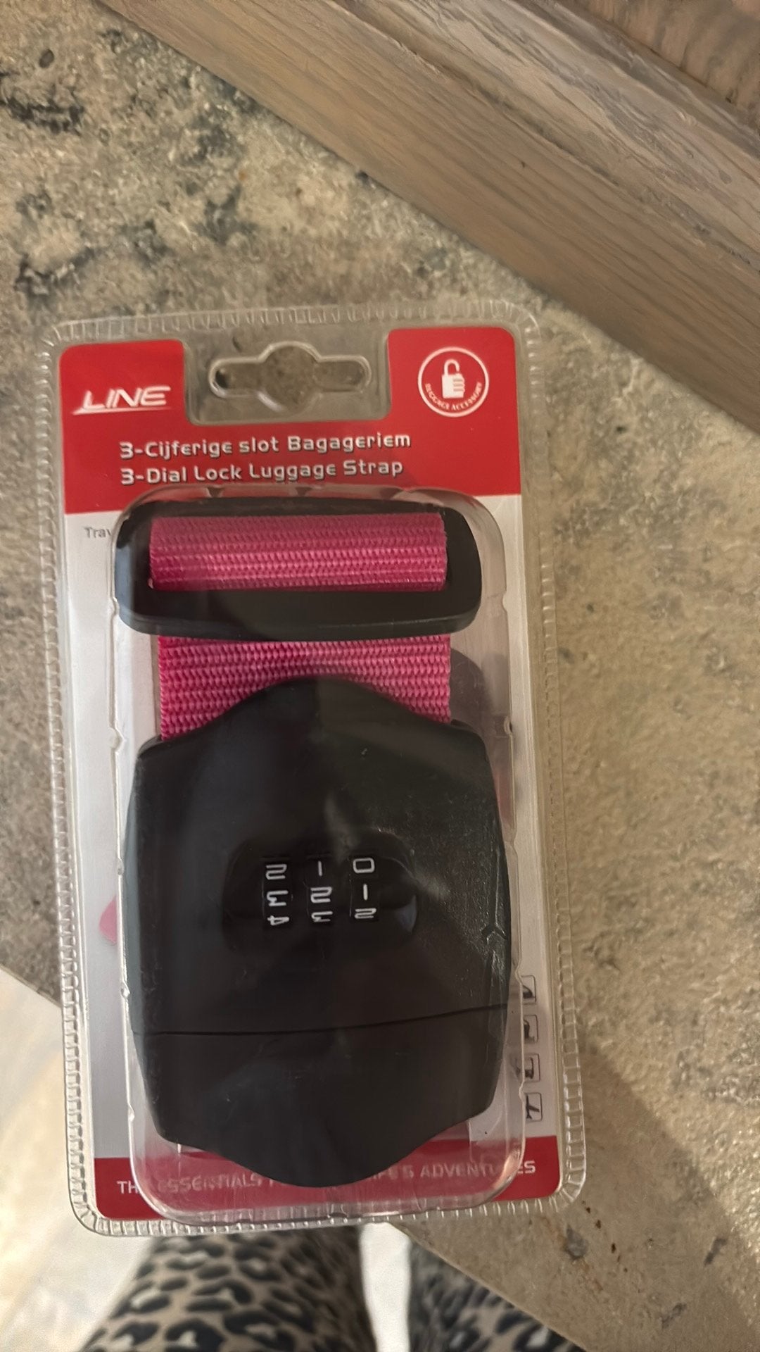 Bagageriem met cijferslot, Ophalen, Nieuw