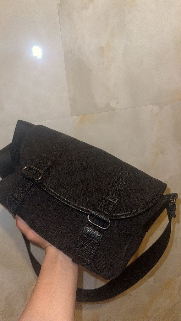 Sacoche Gucci 1986 noir, Bijoux, Sacs & Beauté, Enlèvement, Comme neuf, Noir, Autres marques