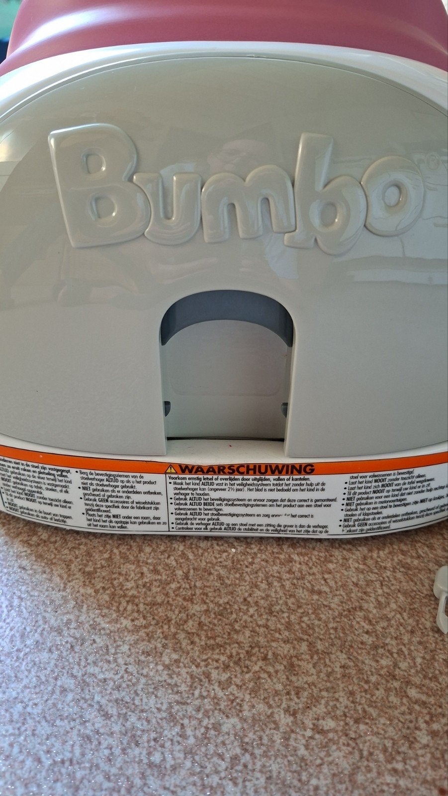 Chaise bébé Bumbo pour enfant, Enlèvement, Comme neuf, Chaise évolutive, Coulissant