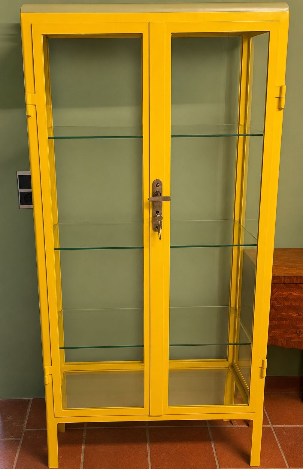 Dokters vitrine kast  medische cabinet, Antiek en Kunst, Ophalen