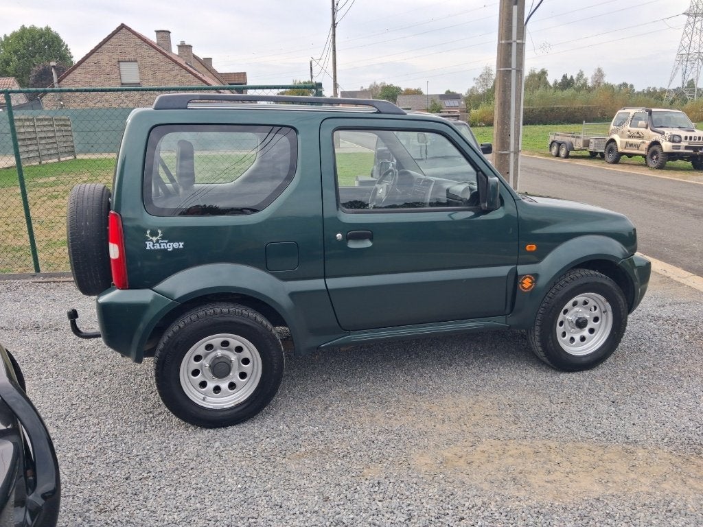 suzuki jimny #4x4# 1300cc benzine !!ranger!! 115 000km, Auto's, 4 zetels, Stof, Zwart, Bedrijf