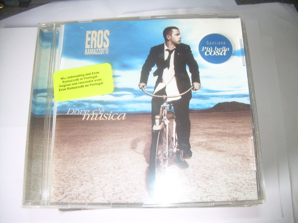 CD - EROS RAMAZZOTTI - DOVE CE MUSICA, Enlèvement ou Envoi, Pop, Premier pressage, Comme neuf