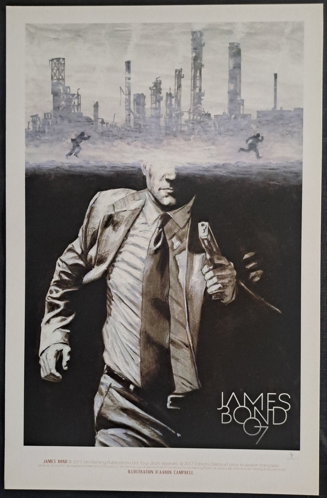 Ex libris / prent b5 James Bond, Verzamelen, Ophalen of Verzenden, Prent