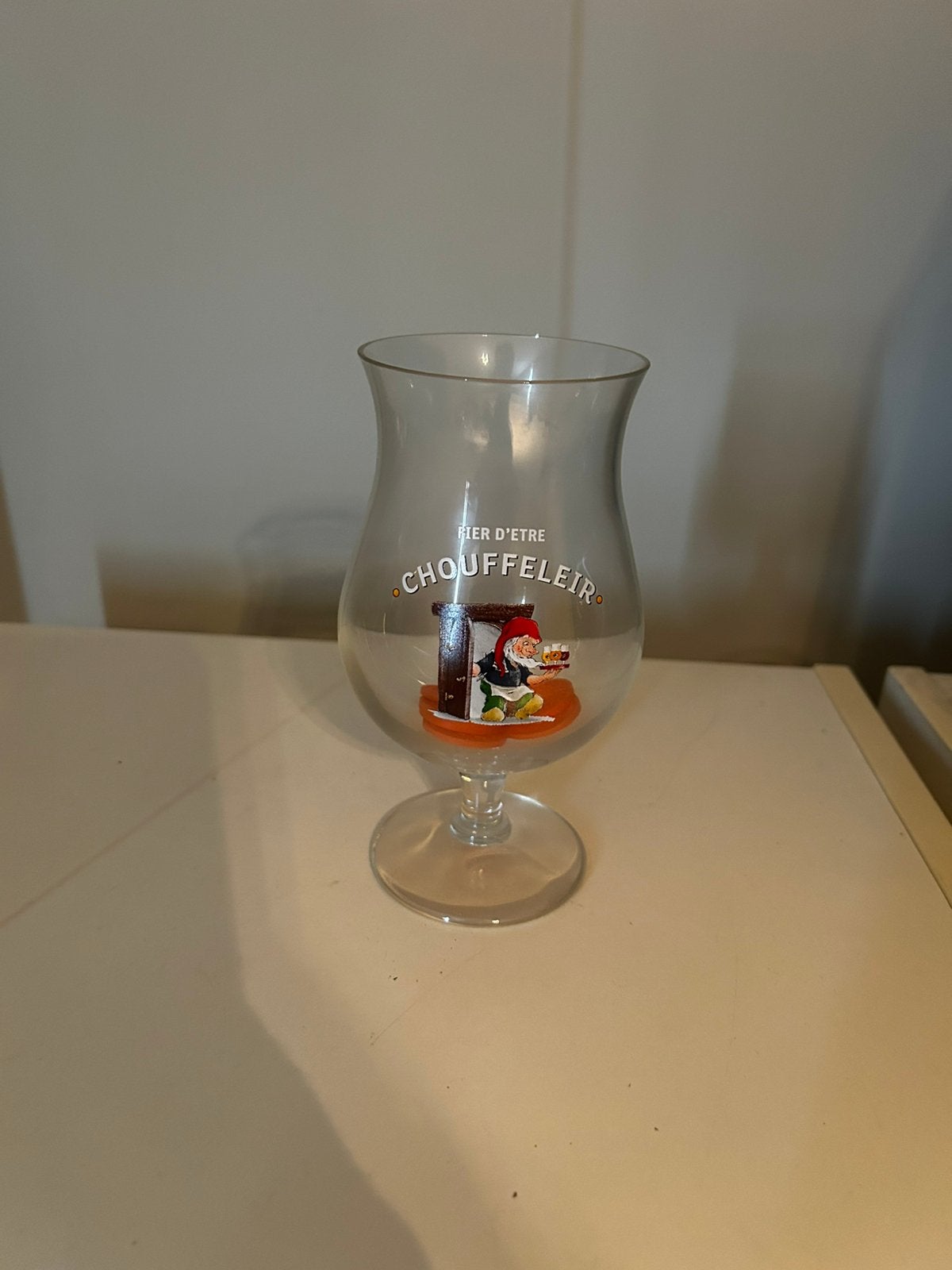 chouffeleir glas, Ophalen of Verzenden, Zo goed als nieuw