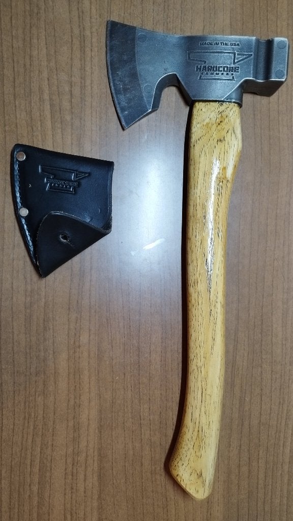 Hache HARDCORE HAMMERS, Tuin en Terras, Hand-tuingereedschap, Ophalen of Verzenden, Gebruikt, Bijl