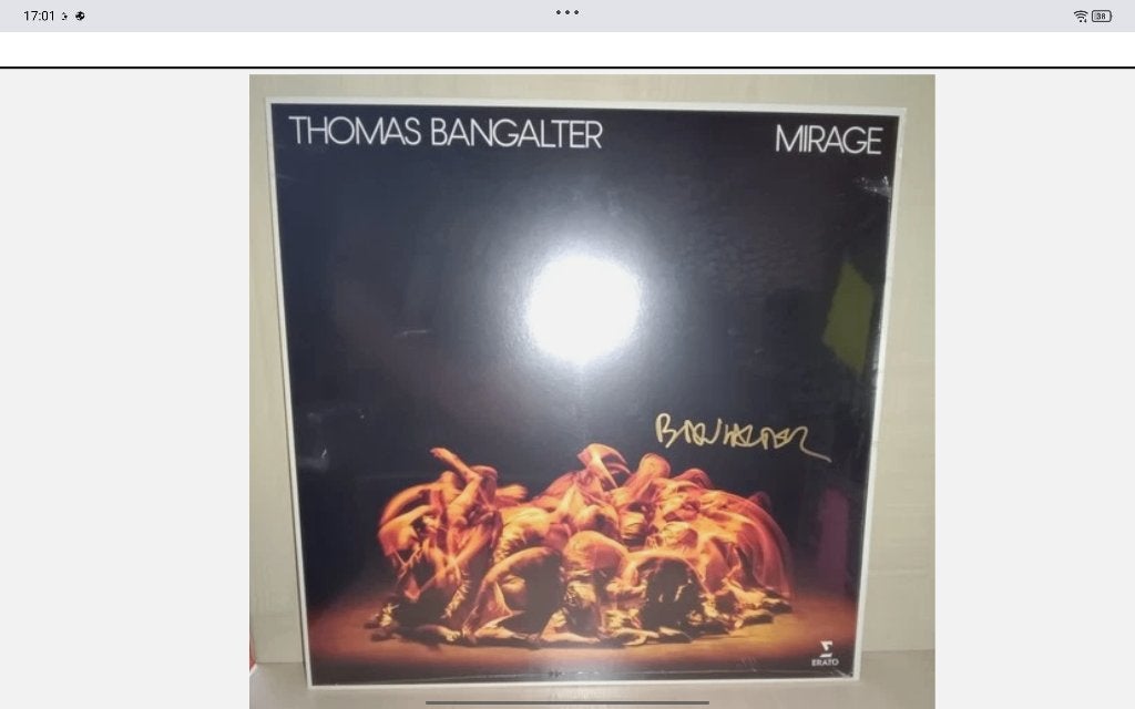 Thomas Bangalter (Daft Punk) Mirage LP 2026 Vinyl signed new, Cd's en Dvd's, Verzenden, LP