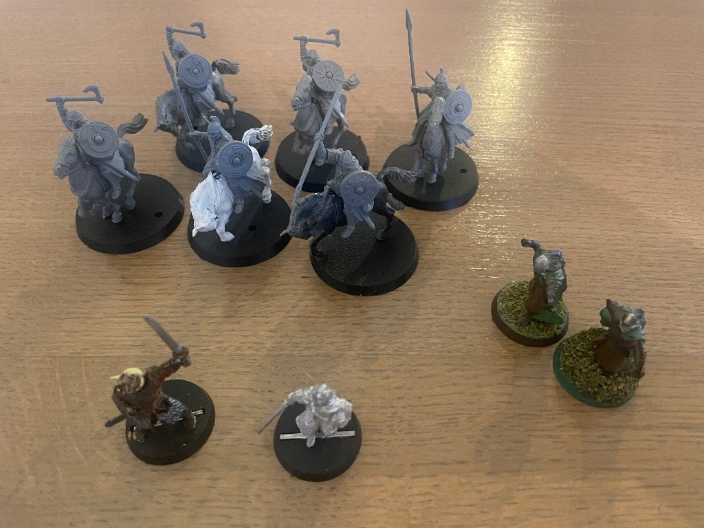 LOTR MESBG Rohan, Hobby en Vrije tijd, Wargaming, Gebruikt, Figuurtje(s), Geverfd, Lord of the Rings