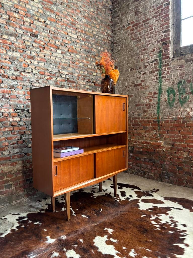 Vintage/design barkas, Ophalen, Glas, Met deur(en), 100 tot 150 cm
