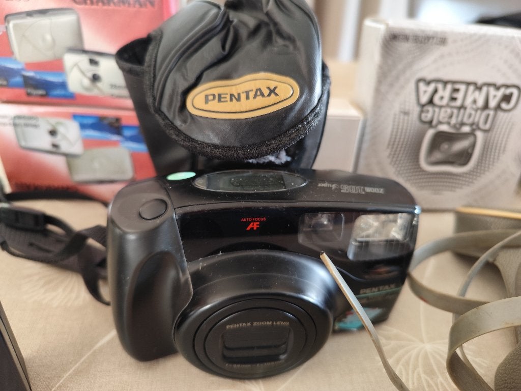 Vintage camera bundel – + GRATIS toestellen, Audio, Tv en Foto, Fotocamera's Analoog, Gebruikt, Compact, Minolta, Ophalen