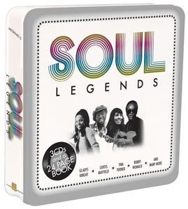 Soul Legends 3x Cd Box" in metal Box ", Cd's en Dvd's, Cd's | R&B en Soul, Ophalen of Verzenden, 2010 - 2019, Zo goed als nieuw