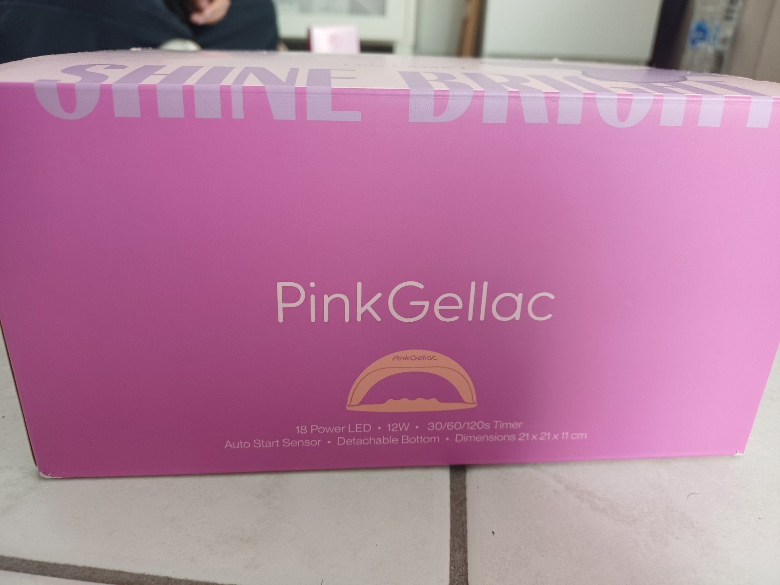 UV lamp pink Gellac 12W, Ophalen of Verzenden