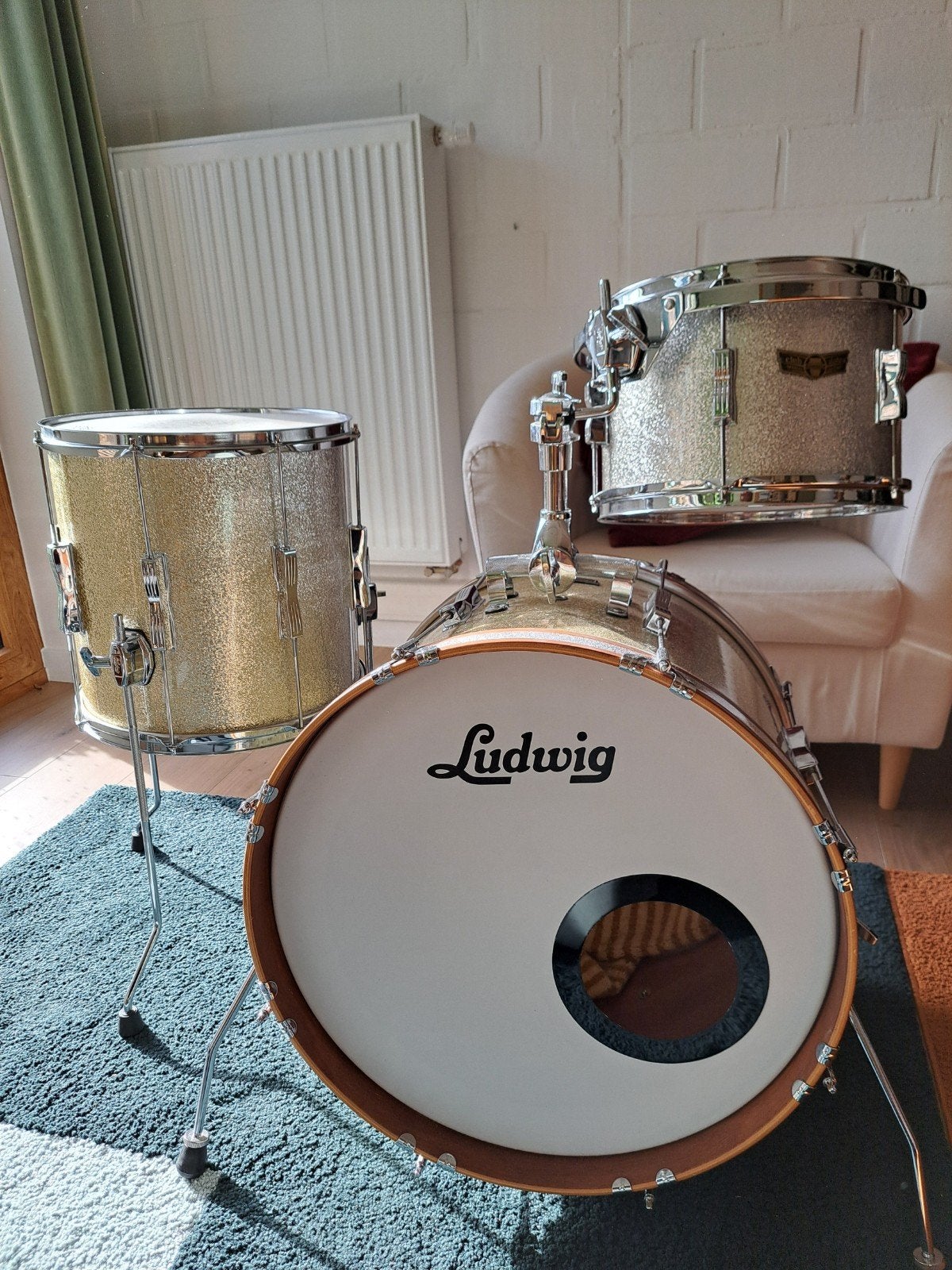 Drumstel Ludwig Club Date Special Edition, Musique & Instruments, Enlèvement ou Envoi, Utilisé, Ludwig