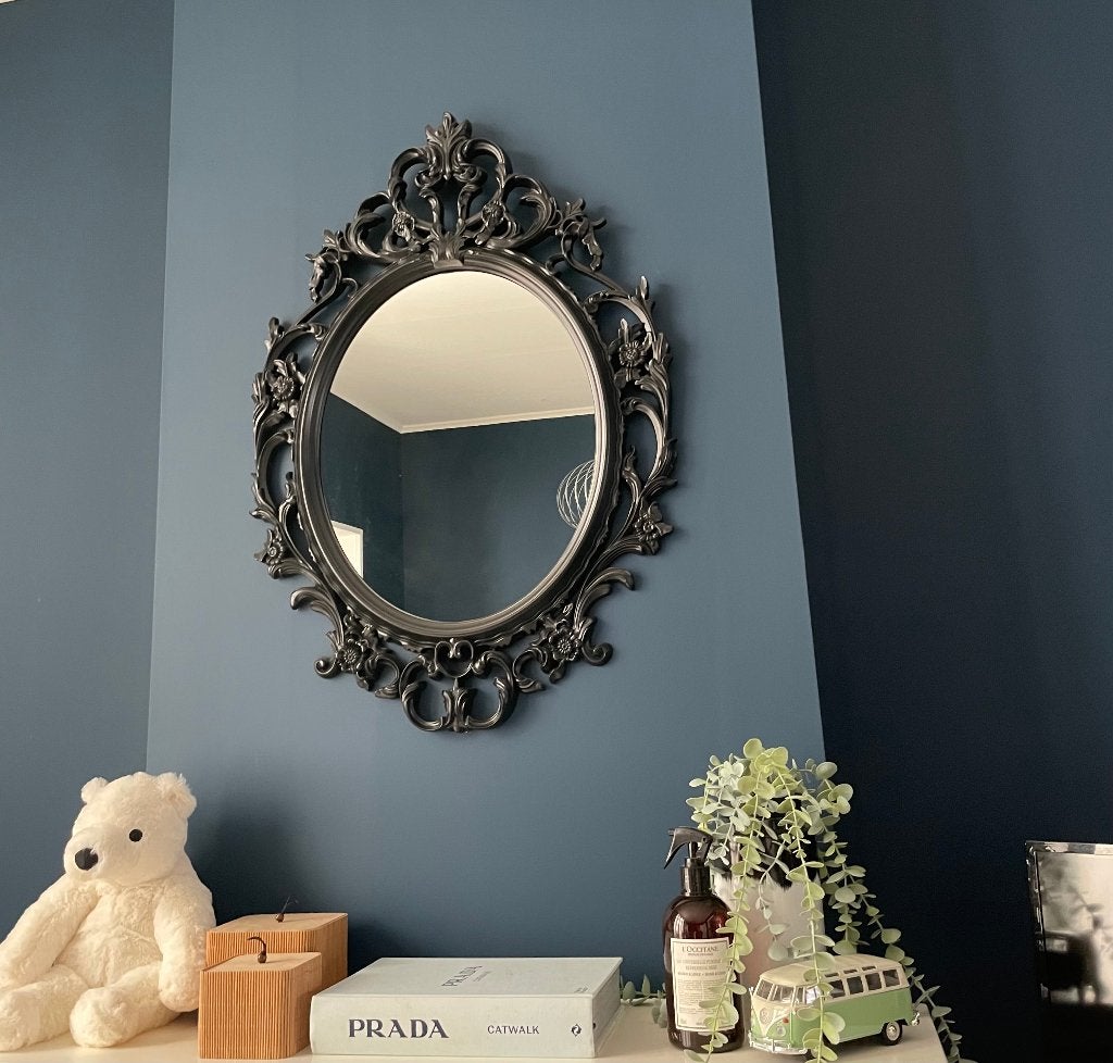 Miroir, Maison & Meubles, Accessoires pour la Maison | Miroirs, Comme neuf, Ovale, Enlèvement