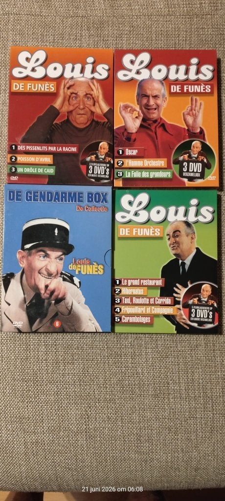 LOUIS DE FUNES - 4 boxen in nieuwstaat !!!, CD & DVD, DVD | Comédie, Comme neuf, Autres genres, À partir de 6 ans, Enlèvement