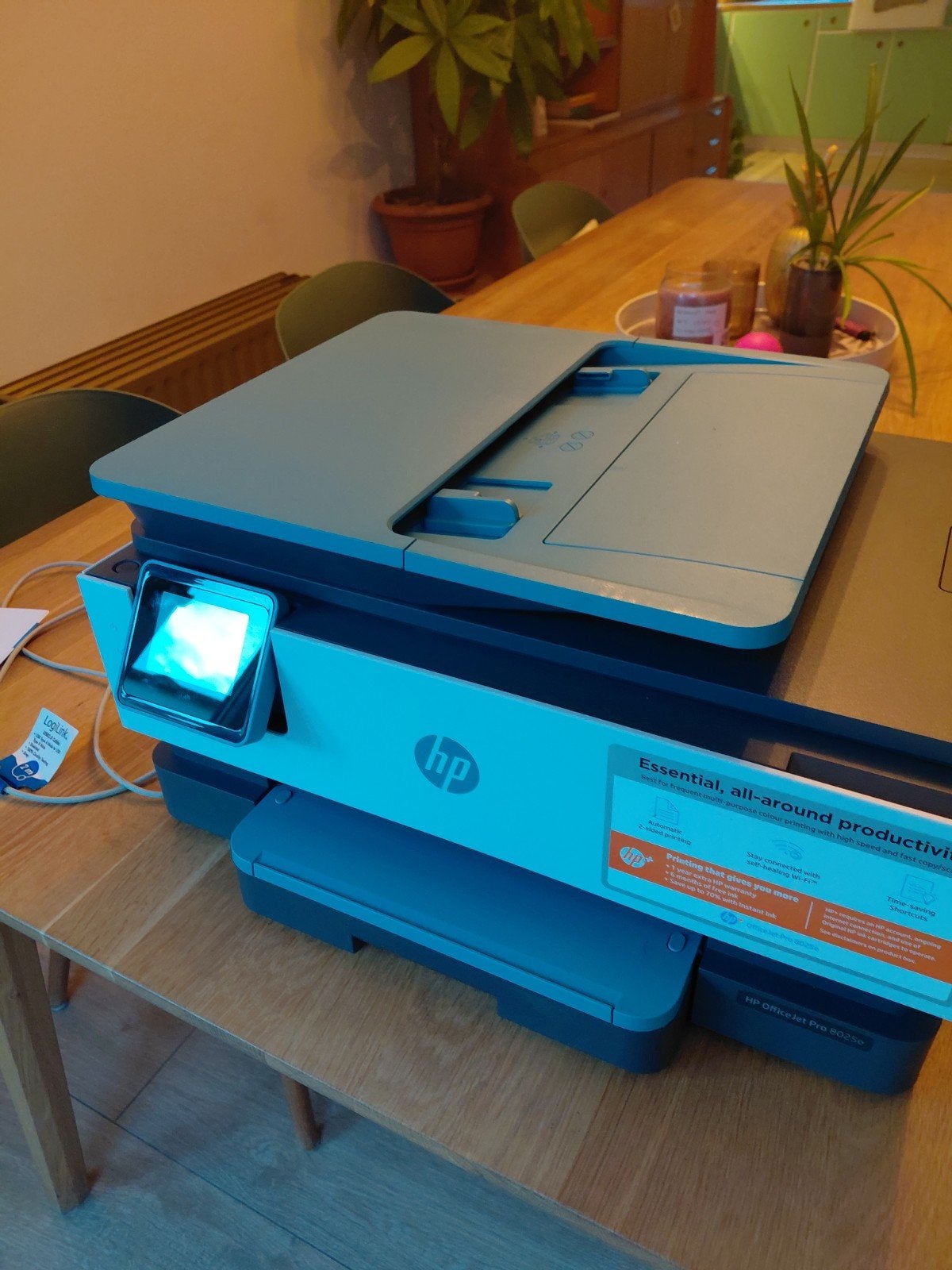 Hp office jet pro 8020e series printer, Ophalen, Printer, Inkjetprinter, Zo goed als nieuw