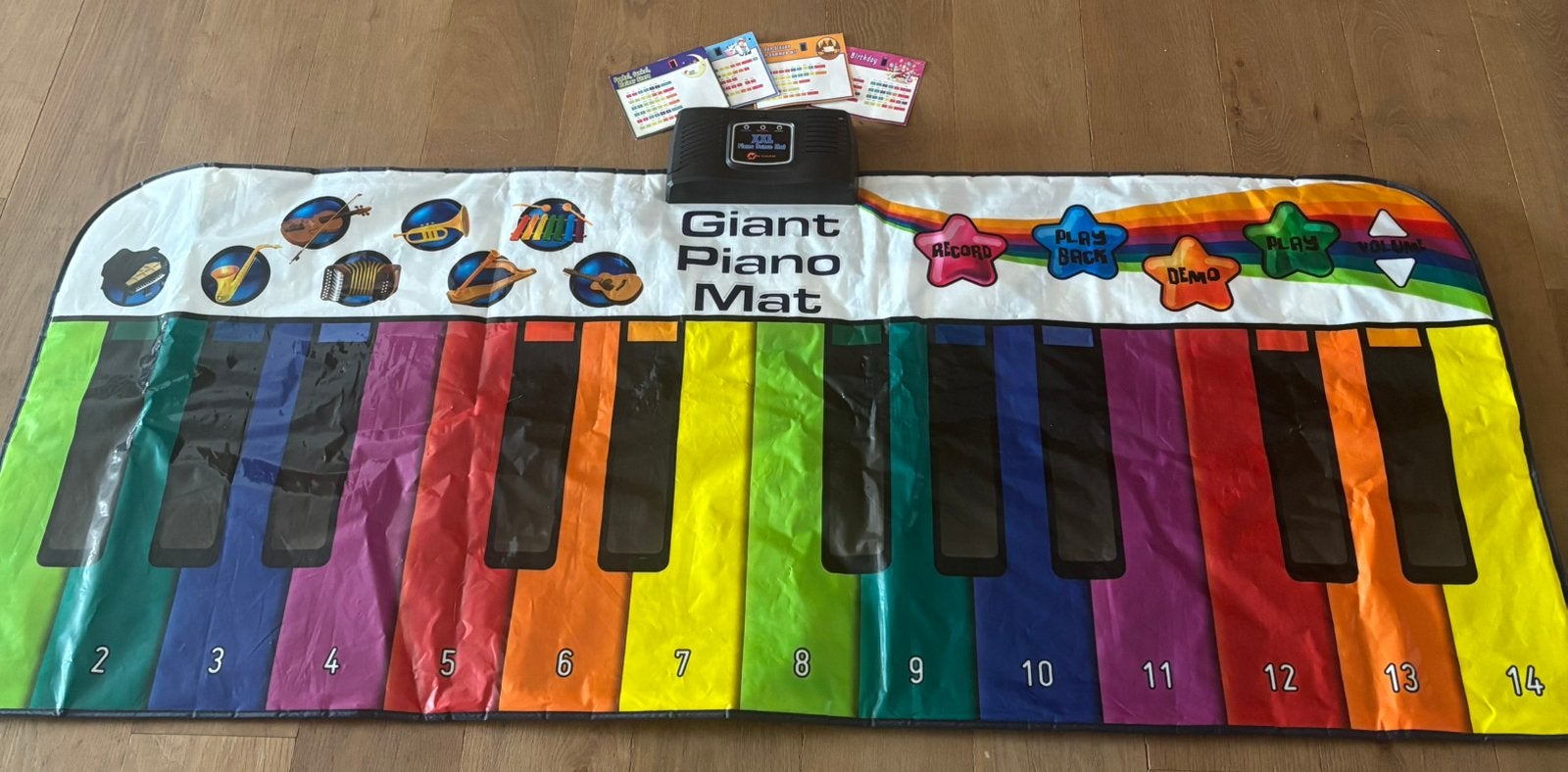 Giant piano mat, Ophalen, Zo goed als nieuw