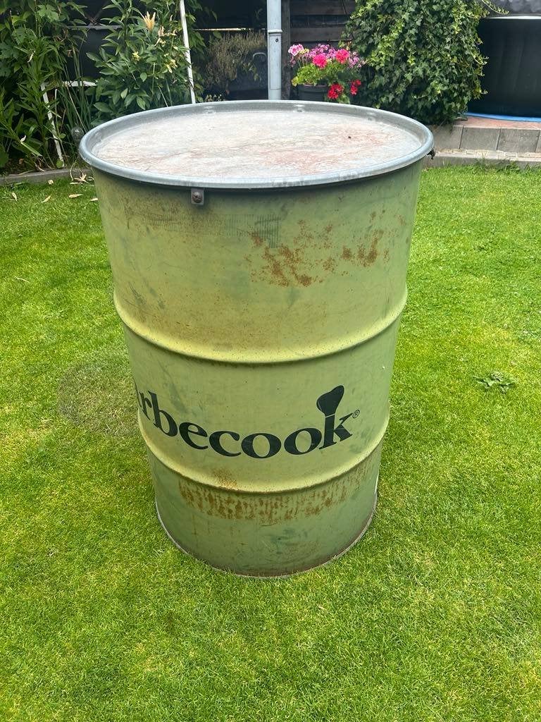 Blik - Vat - Barbecue - Bbq « BarbeCook - Army Green », Ophalen, Zo goed als nieuw, Barbecook