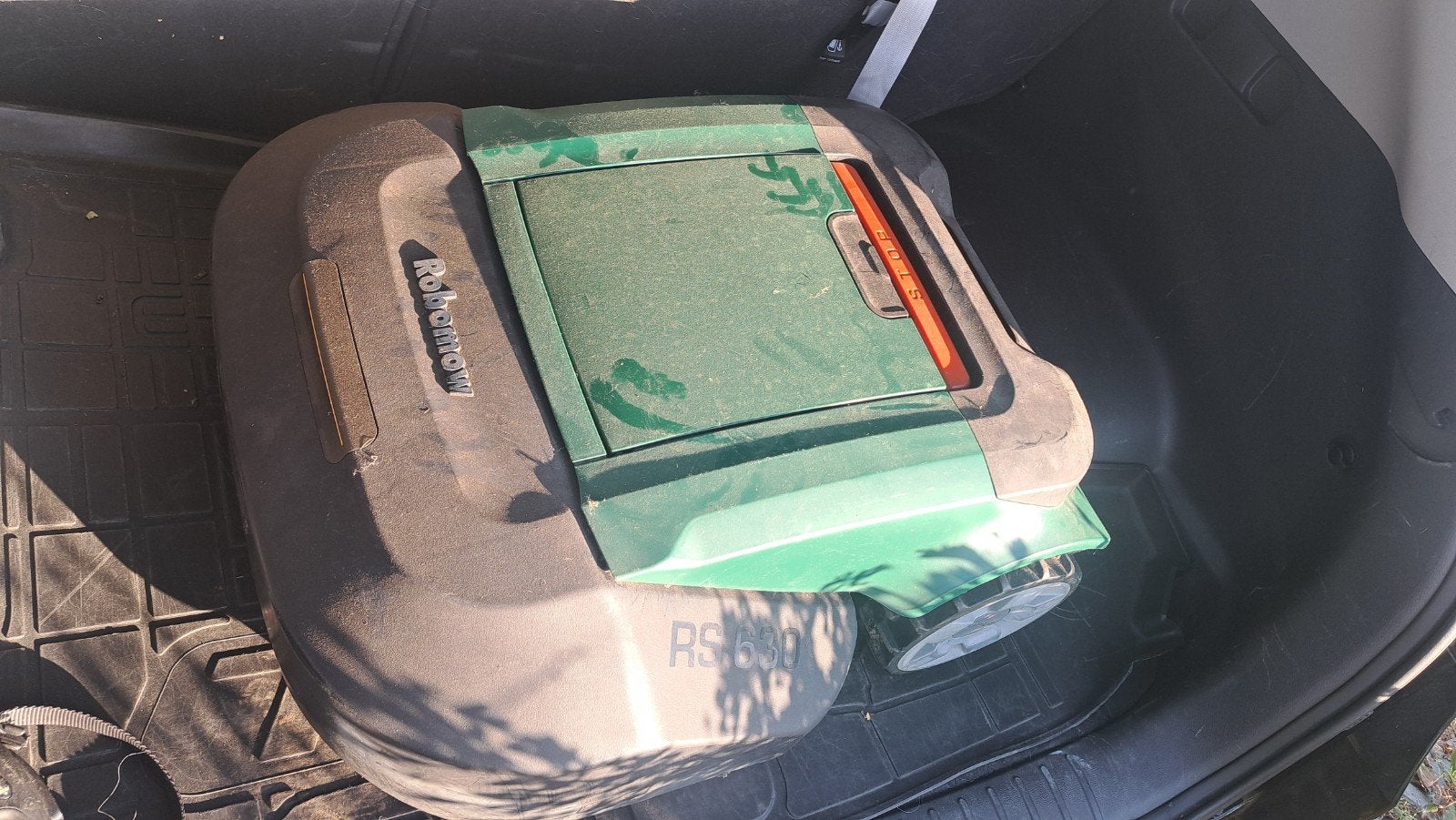 Robomow RS630, Ophalen