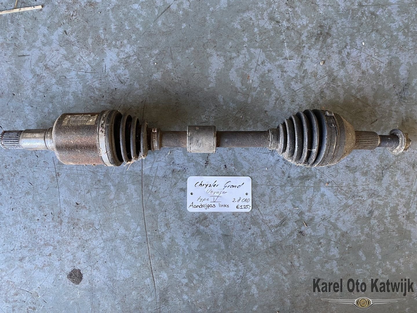 Aandrijfas links Chrysler Grand Voyager type 5 2.8 CRD, -, Utilisé, -, -