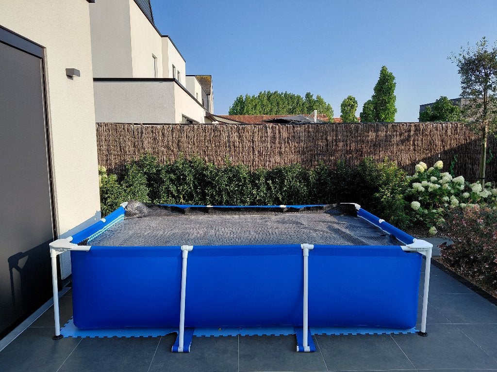 Intex zwembad 300x200x75 cm + Alle toebehoren en ladder, Ophalen, Zo goed als nieuw, Opzetzwembad, 200 tot 400 cm