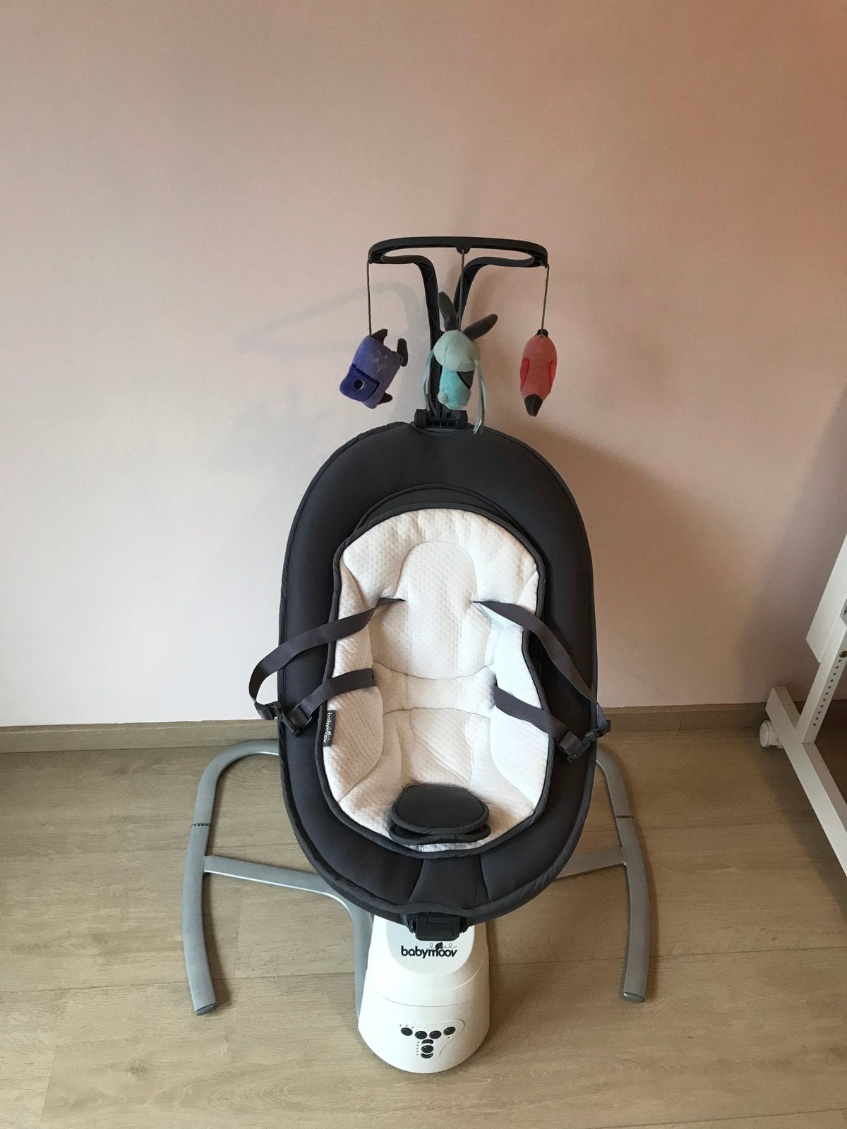 Schommelstoel Babymoov Swoon motion, Kinderen en Baby's, Wipstoeltjes, Ophalen, Zo goed als nieuw, Schommelstoel, Verstelbaar
