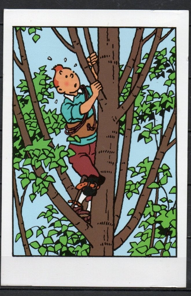 Carte postale : Hergé : Tintin - les bijoux de la castafiore, Ophalen