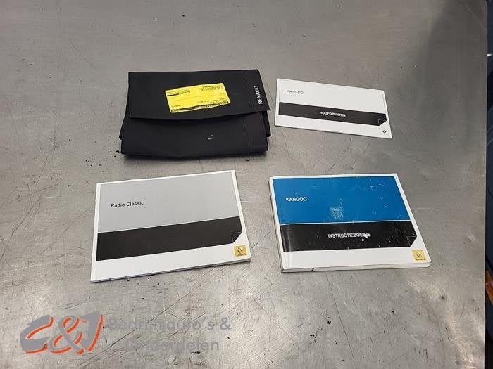 Instructie Boekje van een Renault Kangoo, Gebruikt, -, Renault, -
